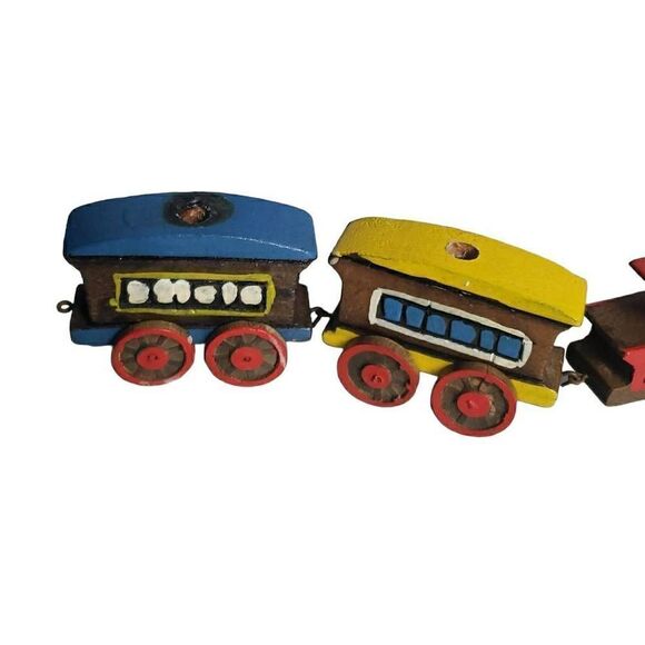 Vintage 1950s Toy Train Candle Holders - Picture 2 of 16